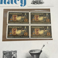 American Commemoratives – Pharmacy 7205 – USPS Stamp Bank Note Nov 10, 1972
