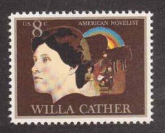 Scott # 1487….8 Cent…Willa Cather…4 Stamps
