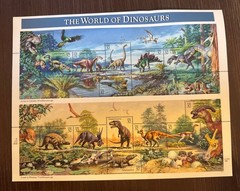 THE WORLD OF DINOSAURS SET OF 15 32 CENTS USPS STAMPS page