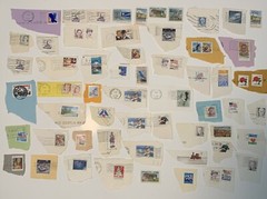 On Paper US Postage Stamp Cut Offs 80s-90s