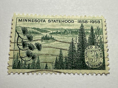 US Stamps Scott # 1106 Minnesota 3 Cents 133ST