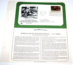 First Day of Issue Souvenir Page 200 Anniversary American Revolution 1977 Stamp