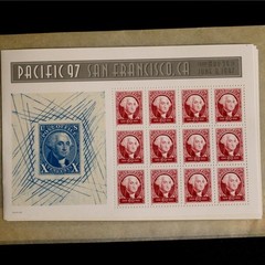 Lot of 4 Pacific 1997 Souvenir Sheets – 50¢ & 60¢ U.S. Stamps – Vintage