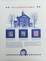 USA Stamp Series Panel First Continental Congress Postal Commemorative Society 6