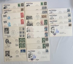 US Presidents and American History First Day Cover Collection 18 Covers