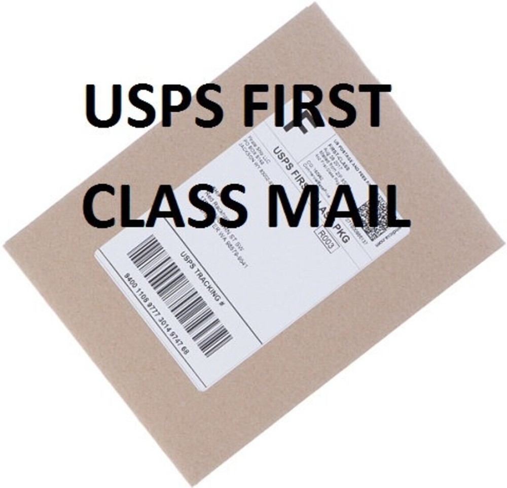 Upgrade to First-Class Mail with a tracking #