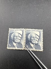 Rare 1966 Frank Lloyd Wright 2 Cent U.S. Postage Stamp –Mint /Unused Set Of 2 #4