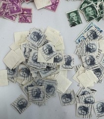 Cancelled Vintage US Presidential Definitive Stamp Mixture Lot
