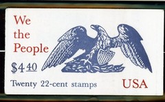 US 2359a (BK162) We The People 22c – Folded Booklet of 20 – MNH – 1987