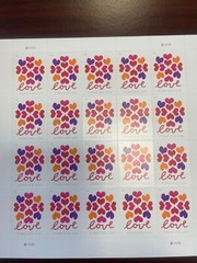 100 Forever assorted stamps, uncancelled, original **14% off retail prices**