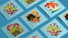 USPS Coral Reefs Postcard 2019 Forever Postage Stamps – Sheet of 20 Postage Stam