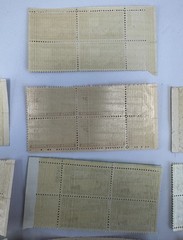 13 Different US Commemorative Plate Blocks of 4 MNH 1944–1952 Americana