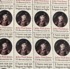 MNH JOHN PAUL JONES Sheet of 50 15c Stamps Scott #1789