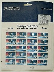 National World War II Memorial, Sealed Sheet of 20 Stamps, Mint $.37