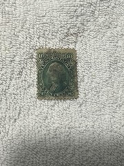VINTAGE US Postage Stamp George Washington One 1 Cent Green, 1 Stamp