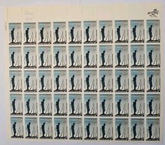 Stamp US Postage 5c 5 Cent Sheet OF 50 Stamps Civil War Centennial Appomatiox