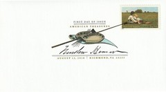 USA Stamp plus Envelop-WINSLOW HOMER FIRSY DAY OF ISSUE_AMERICAN TREASURES 2010