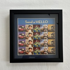 Disney Cars Ratatouille Toy Story Up Wall-e Send A Hello Stamps Framed Proffess