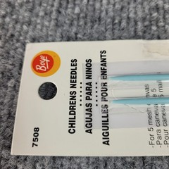 Boye Children’s Sewing Needles for 5 Mesh Canvas Large Eye (10) packs (2/pk)