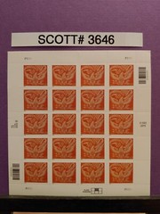 Scott # 3646 Coverlet Eagle