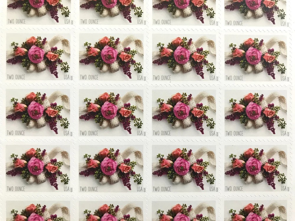 USPS Garden Corsage Two Ounce Forever Stamps – Sheet of 20