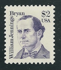 Scott #2195… $2.00….W.J. Bryan…. 3 Stamps