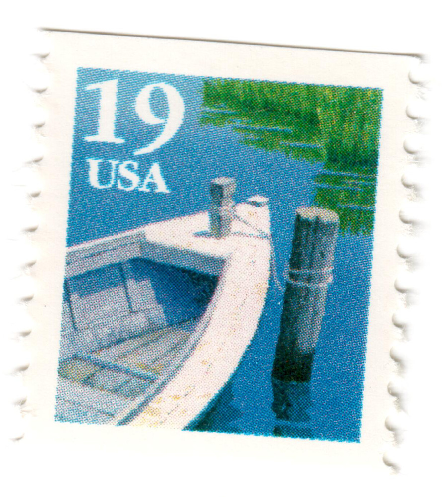 USA – 1991 – Fishing Boat – 19¢ – #22