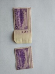 Lot of 2 TWO – 1937 US Scott #801 Unused Stamp 3 cent Puerto Rico FREE SHIPPING