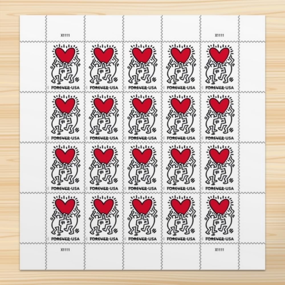 United States Postal Service Love 2025 Postage Stamps (Sheet of 20) 20