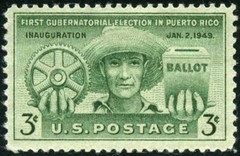USA 1949 – Puerto Rico Inauguration Election Issue – MNH Stamps 😎 Scott #983 😎