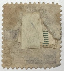 Vintage Rare US George Washington 1 Dollar Stamp, used, 1908