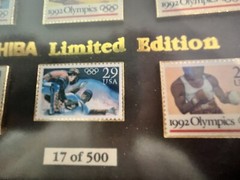 Stamps. All New And Unused. Framed Olympic Stamps 1990’s Limited Edition 17/500
