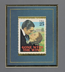 Gone With The Wind Vintage 1990 Framed Limited Edition 25¢ Stamp #3295 Of 5000