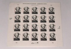 Distinguished Americans #3427 Margaret Chase Smith 58 cent Senator sheet of 20