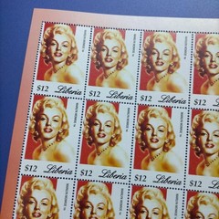 3078 Foreign Stamp Liberia 2005 World Popular Actress Marilyn Monroe Sheet