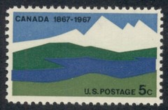 #1324 5¢ CANADA CENTENARY LOT OF 400 MINT STAMPS, SPICE UP YOUR MAILINGS!
