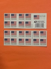 USPS Forever Stamps USA Freedom (2022) Booklet Of 20 MNH