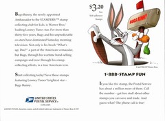 Scott#: 3137 – Bugs Bunny 10×32¢ 1997 Avery self-adhesive pane of 10 – Lot 4