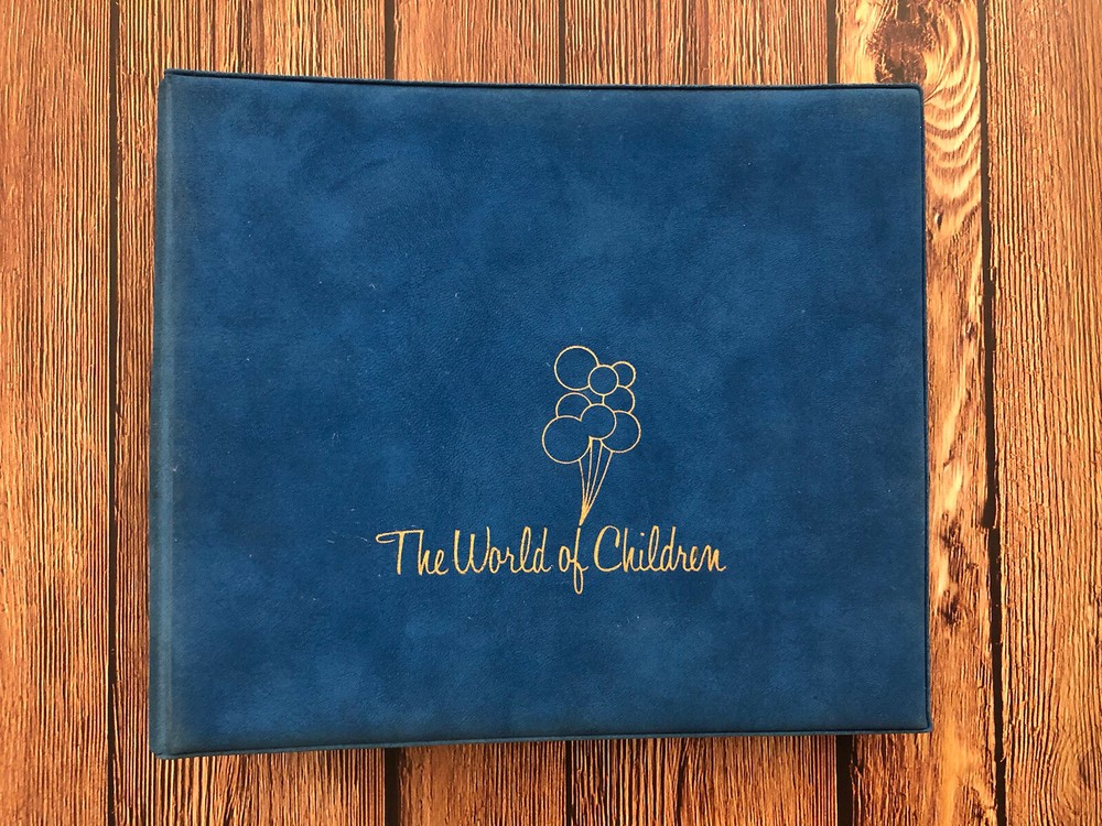The World Of Children Stamp Album. Rare Collection.
