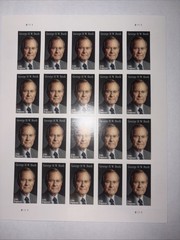 US SCOTT 5393 SHEET OF 20 GEORGE H. W. BUSH STAMPS FOREVER MNH