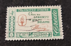 # 1144 – 1961 4c American Credo: Patrick Henry ~ Used 1 Stamp + 2 FREE Stamps
