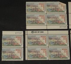 Bundle of US Postage Stamps Nevada Alabama Florida New Mexico Louisiana Arizona
