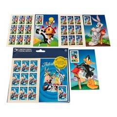 Three Booklets x 10 = 30 LOONEY TUNES Bugs Bunny Set US Postage Stamp