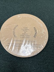 3 Cent Peonies Roll Of 10,000 Self Stick $300 Face Value