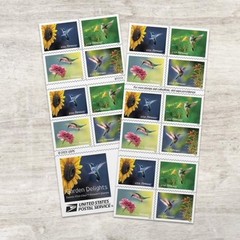 Garden Delights (Booklet of 20) First-Class Mail Forever Postage Stamps Scott…