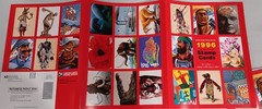 1996 USPS Stamp cards booklet. Fold out booklet.