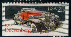 USA – 1988 – Classic Cars Booklet Issue – Duesenberg – 25¢ – #3731