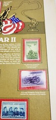 World War ll stamps from Postal Commemorative Society Vintage No postmark