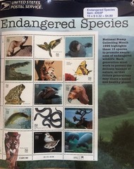 United States 32¢ Endangered Species Postage Stamp #3105 MNH Full Sheet