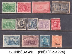 UNITED STATES USA – SELECTED CLASSIC STAMPS – 13V – MINT NH CV=160.00 USD